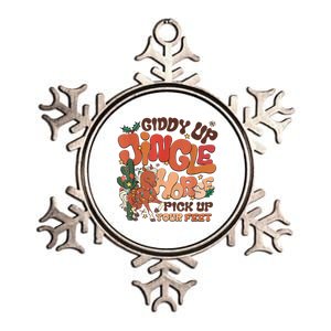 Giddy Up Jingle Horse Pick Up Your Feet Howdy Christmas Gift Metallic Star Ornament