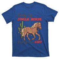 Giddy Up Jingle Horse Pick Up Your Feet Western Christmas Cool Gift T-Shirt