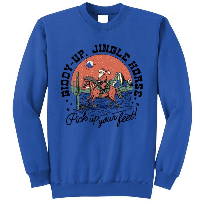 Giddy Up Jingle Horse Christmas Country Howdy Santa Great Gift Sweatshirt