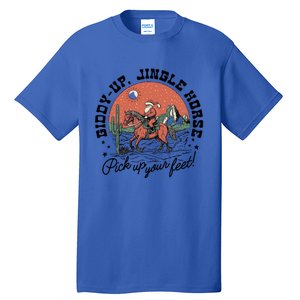 Giddy Up Jingle Horse Christmas Country Howdy Santa Great Gift Tall T-Shirt