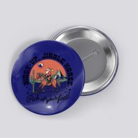 Giddy Up Jingle Horse Christmas Country Howdy Santa Great Gift Button