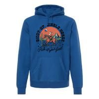 Giddy Up Jingle Horse Christmas Country Howdy Santa Great Gift Premium Hoodie