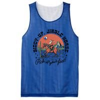 Giddy Up Jingle Horse Christmas Country Howdy Santa Great Gift Mesh Reversible Basketball Jersey Tank