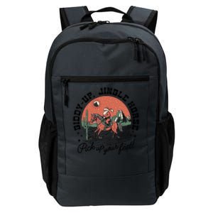 Giddy Up Jingle Horse Christmas Country Howdy Santa Great Gift Daily Commute Backpack