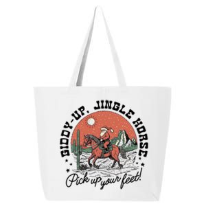 Giddy Up Jingle Horse Christmas Country Howdy Santa Great Gift 25L Jumbo Tote