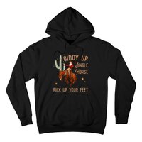 Giddy Up Jingle Horse Pick Up Your Feet Cow Hoodie