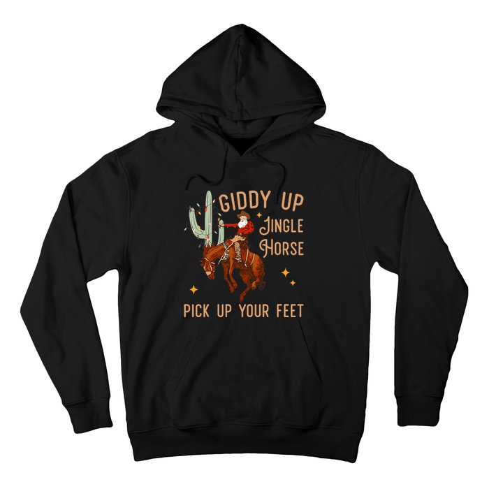 Giddy Up Jingle Horse Pick Up Your Feet Cow Hoodie