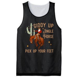 Giddy Up Jingle Horse Pick Up Your Feet Cow Mesh Reversible Basketball Jersey Tank