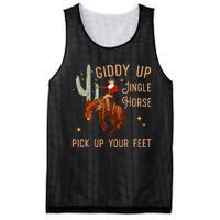 Giddy Up Jingle Horse Pick Up Your Feet Cow Mesh Reversible Basketball Jersey Tank