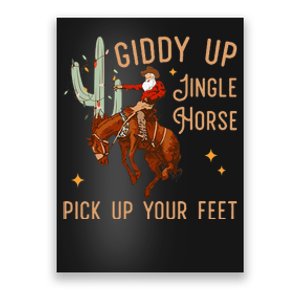 Giddy Up Jingle Horse Pick Up Your Feet Cow Poster