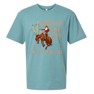 Giddy Up Jingle Horse Pick Up Your Feet Cow Sueded Cloud Jersey T-Shirt