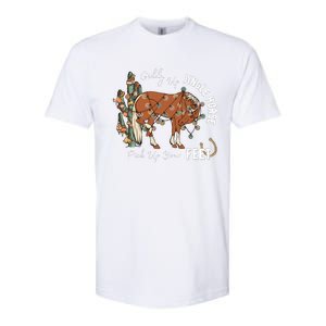 Giddy Up Jingle Horse Pick Up Your Feet Cactus Cowboy Christmas Softstyle CVC T-Shirt