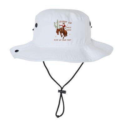 Giddy Up Jingle Horse Pick Up Your Feet Cow Santa Xmas Bucket Hat