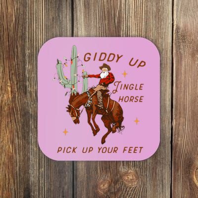 Giddy Up Jingle Horse Pick Up Your Feet Cow Coaster