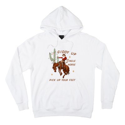 Giddy Up Jingle Horse Pick Up Your Feet Cow Hoodie