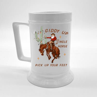 Giddy Up Jingle Horse Pick Up Your Feet Cow Beer Stein