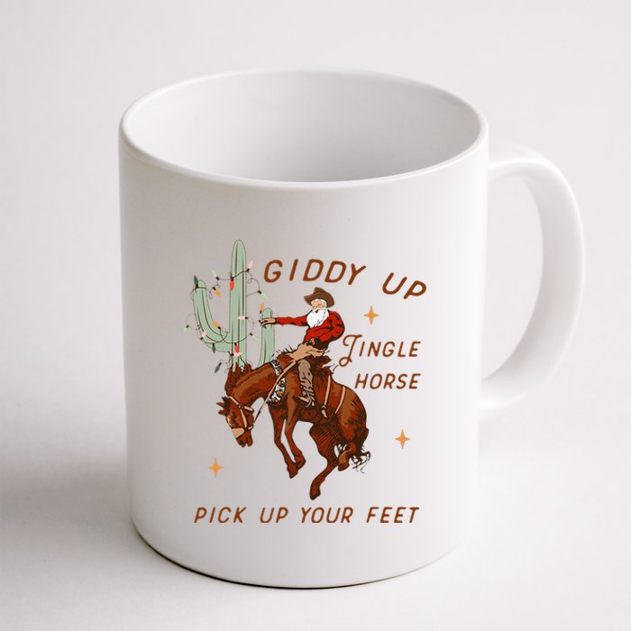 Giddy Up Jingle Horse Pick Up Your Feet Cow Coffee Mug