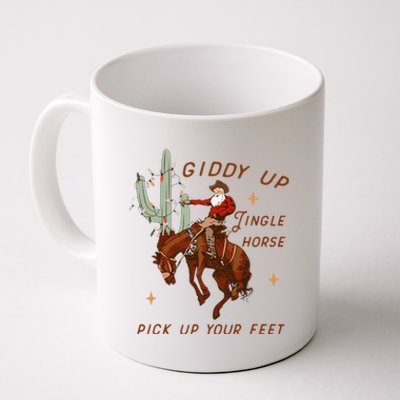 Giddy Up Jingle Horse Pick Up Your Feet Cow Coffee Mug