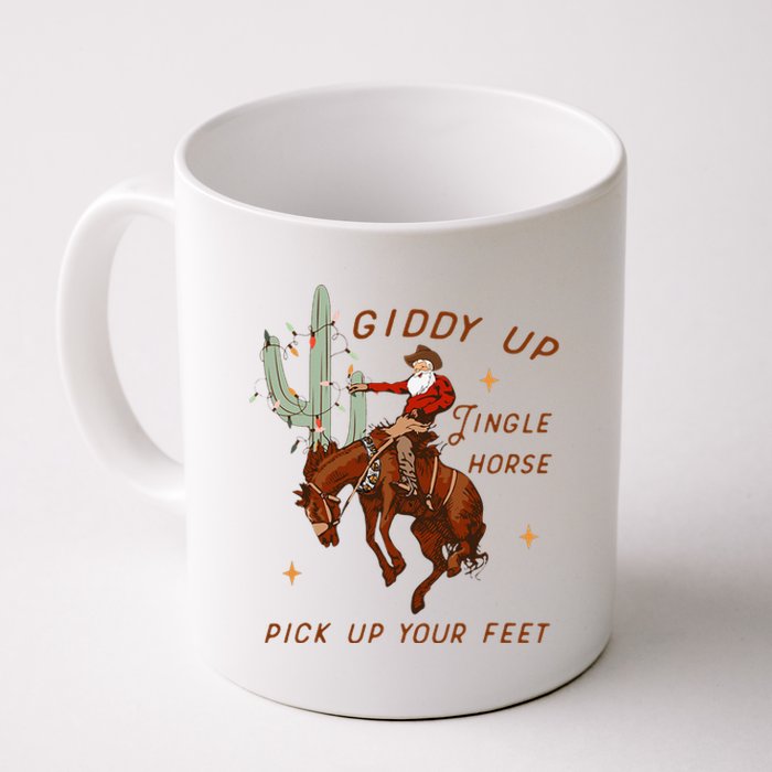 Giddy Up Jingle Horse Pick Up Your Feet Cow Coffee Mug