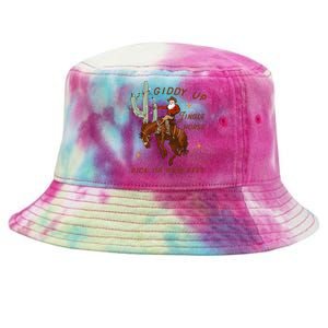 Giddy Up Jingle Horse Pick Up Your Feet Howdy Country Tie-Dyed Bucket Hat