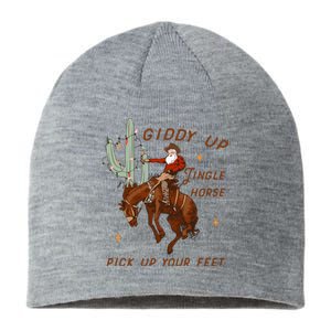 Giddy Up Jingle Horse Pick Up Your Feet Howdy Country Sustainable Beanie