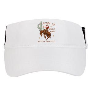 Giddy Up Jingle Horse Pick Up Your Feet Howdy Country Adult Drive Performance Visor