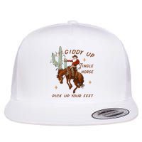 Giddy Up Jingle Horse Pick Up Your Feet Howdy Country Flat Bill Trucker Hat