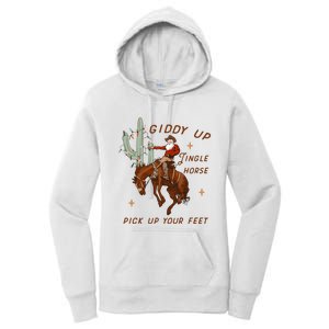 Giddy Up Jingle Horse Pick Up Your Feet Howdy Country Women's Pullover Hoodie