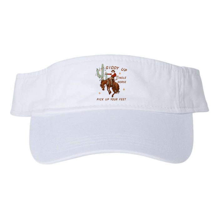 Giddy Up Jingle Horse Pick Up Your Feet Howdy Country Valucap Bio-Washed Visor