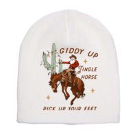 Giddy Up Jingle Horse Pick Up Your Feet Howdy Country Short Acrylic Beanie