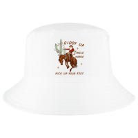 Giddy Up Jingle Horse Pick Up Your Feet Cowboy Santa Xmas Cool Comfort Performance Bucket Hat