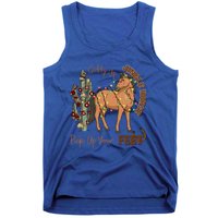 Giddy Up Jingle Horse Pick Up Your Feet Cow Christmas Cool Gift Tank Top