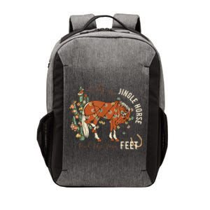 Giddy Up Jingle Horse Pick Up Your Feet Cowboy Santa Cactus Vector Backpack