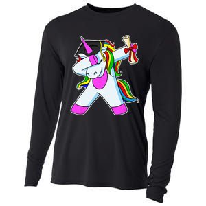 Graduation Unicorn Kindergarten College Elementary School Cooling Performance Long Sleeve Crew