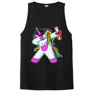 Graduation Unicorn Kindergarten College Elementary School PosiCharge Competitor Tank