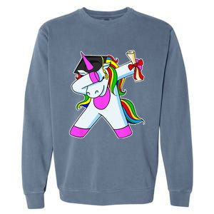 Graduation Unicorn Kindergarten College Elementary School Garment-Dyed Sweatshirt