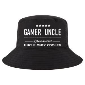 Gamer Uncle Like A Normal Uncle Only Cooler Funny Uncle Gift Cool Comfort Performance Bucket Hat