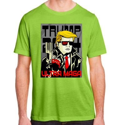 Great Ultra MAGA King Terminator Parody Trump 2024 Anti Biden Adult ChromaSoft Performance T-Shirt