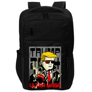 Great Ultra MAGA King Terminator Parody Trump 2024 Anti Biden Impact Tech Backpack