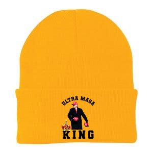 Great Ultra MAGA King Anti Biden Trump 2024 USA Knit Cap Winter Beanie