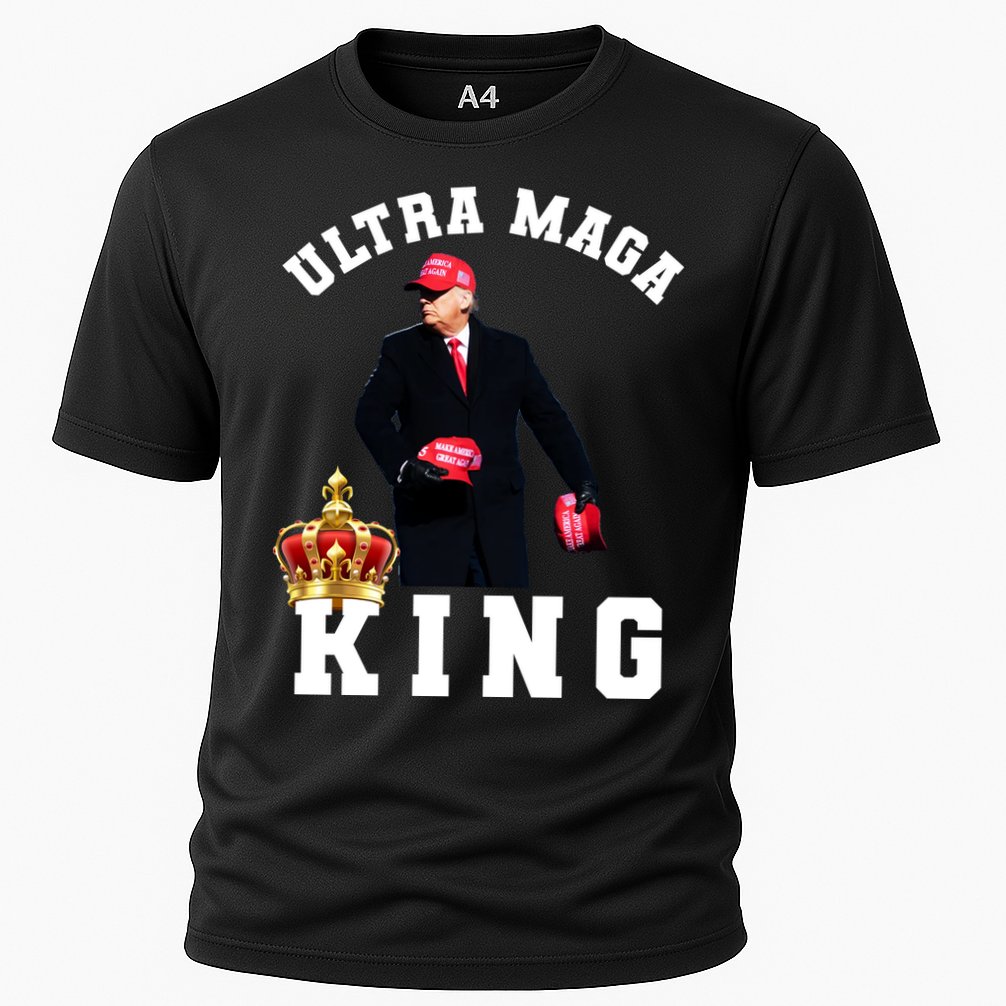 Great Ultra MAGA King Anti Biden Trump 2024 USA Cooling Performance Crew T-Shirt