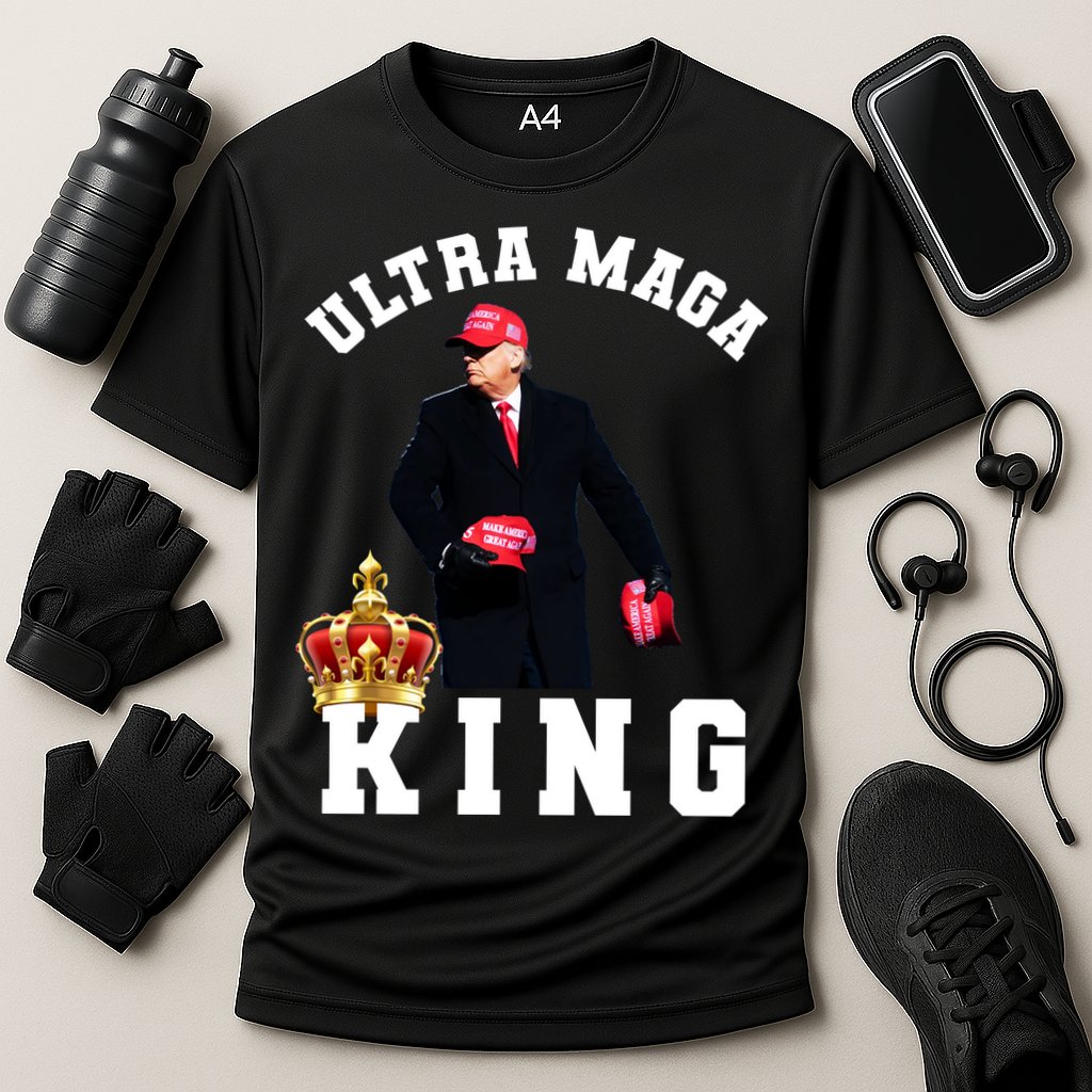 Great Ultra MAGA King Anti Biden Trump 2024 USA Cooling Performance Crew T-Shirt