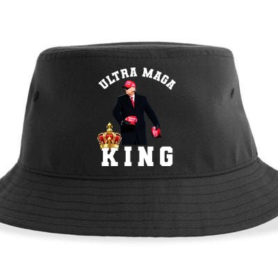 Great Ultra MAGA King Anti Biden Trump 2024 USA Sustainable Bucket Hat