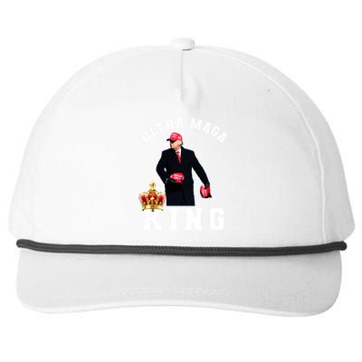 Great Ultra MAGA King Anti Biden Trump 2024 USA Snapback Five-Panel Rope Hat