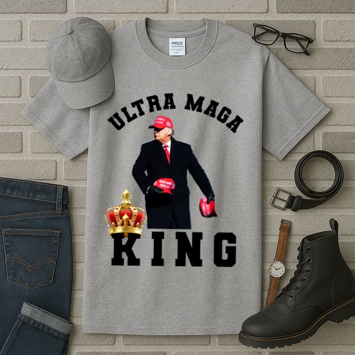 Great Ultra MAGA King Anti Biden Trump 2024 USA Tall T-Shirt