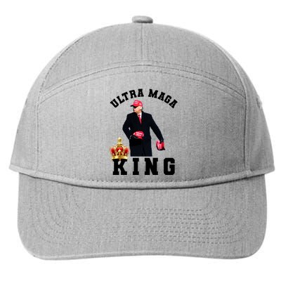 Great Ultra MAGA King Anti Biden Trump 2024 USA 7-Panel Snapback Hat