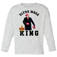 Great Ultra MAGA King Anti Biden Trump 2024 USA Toddler Long Sleeve Shirt