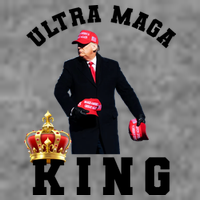 Great Ultra MAGA King Anti Biden Trump 2024 USA Women's V-Neck T-Shirt