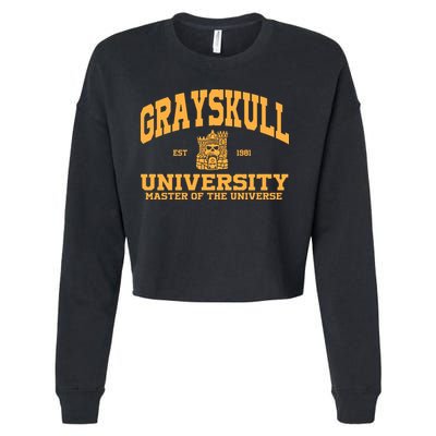 Grayskull University Master Of The Universe Cropped Pullover Crew