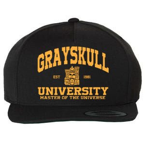 Grayskull University Master Of The Universe Wool Snapback Cap